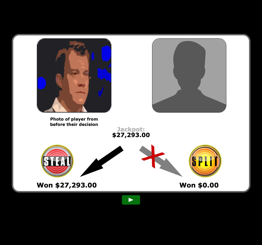 Screenshot 1 of the emotion-prediction experiment interface shown to observers.